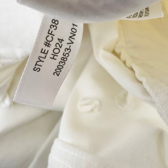 NEW J.Crew Tall Wide Leg Velvet Sailor Trouser High Waist Preppy Ivory US 30 - Picture 12 of 13